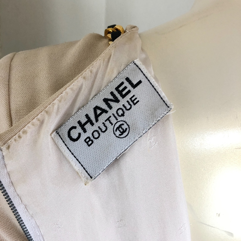SOLD // 1990S Chanel Play Suit Dress - Picture 7 of 8